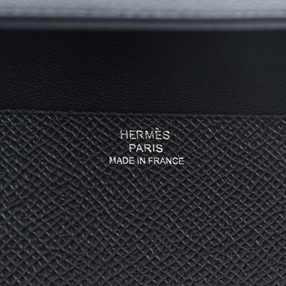 Hermes Epsom MC2 Passport Holder Black Vert Cypress 6 of 7