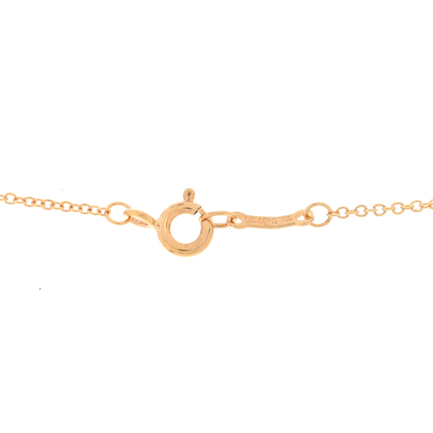18K Rose Gold Diamond Paloma's Graffiti Kiss Pendant Necklace