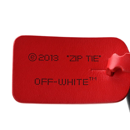 Off-White Calfskin Puffy Pump Pouch Crossbody Bag Black 8 of 10