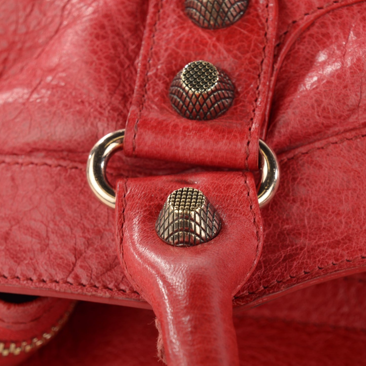 Agneau Giant 12 Rose Gold Hardware Town Coquelicot