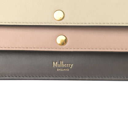 Mulberry Smooth Calfskin Multiflap Chain Clutch Oxblood Multicolor 6 of 14