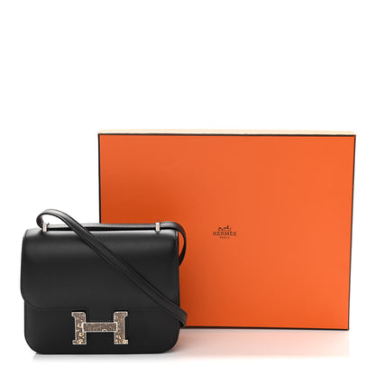 Hermes Veau Monsieur Lizard Constance 18 Black Ombre 13 of 13