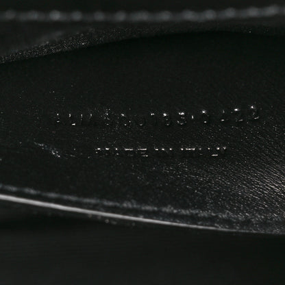 Saint Laurent Grain De Poudre Textured Mixed Matelasse Triquilt Medium Monogram Satchel Black 8 of 11