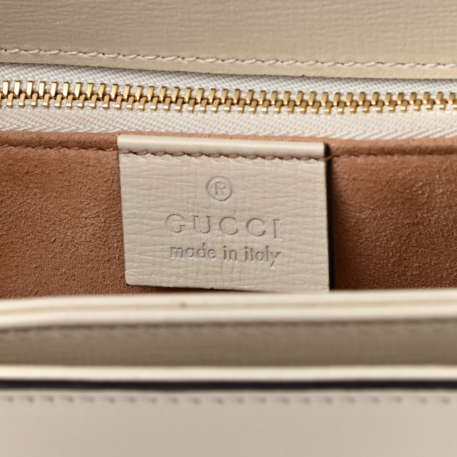 Gucci Azalea Calfskin Horsebit 1955 Shoulder Bag Mystic White 6 of 13