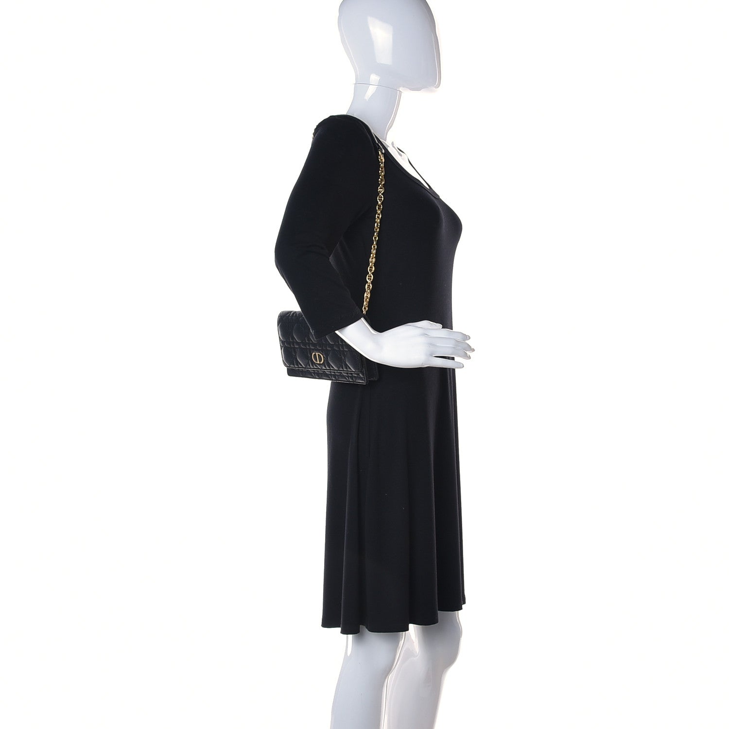 Christian Dior Supple Calfskin Caro Belt Bag Black 2 of 10