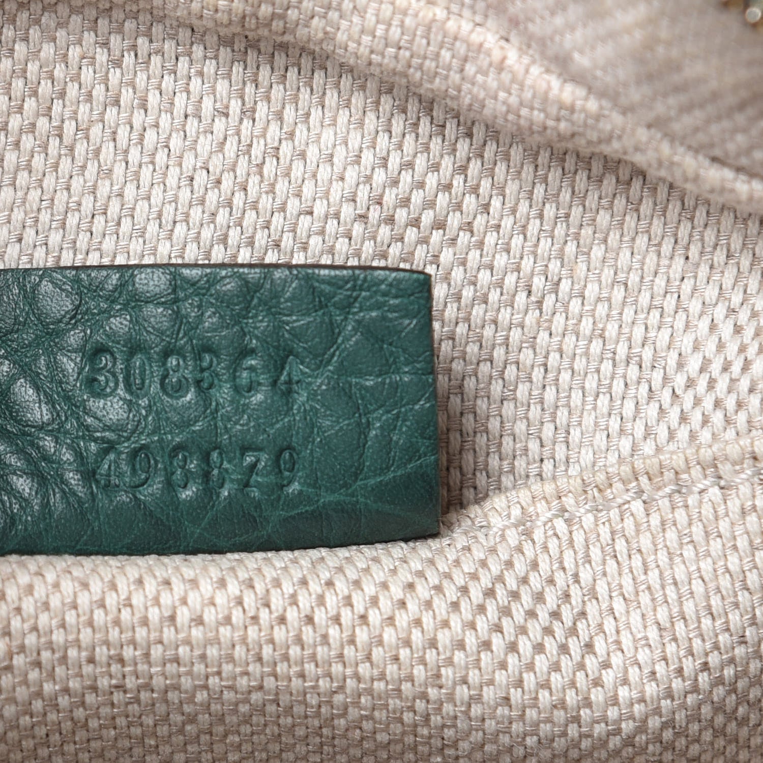Gucci Pebbled Calfskin Small Soho Disco Bag Emerald Green 7 of 10