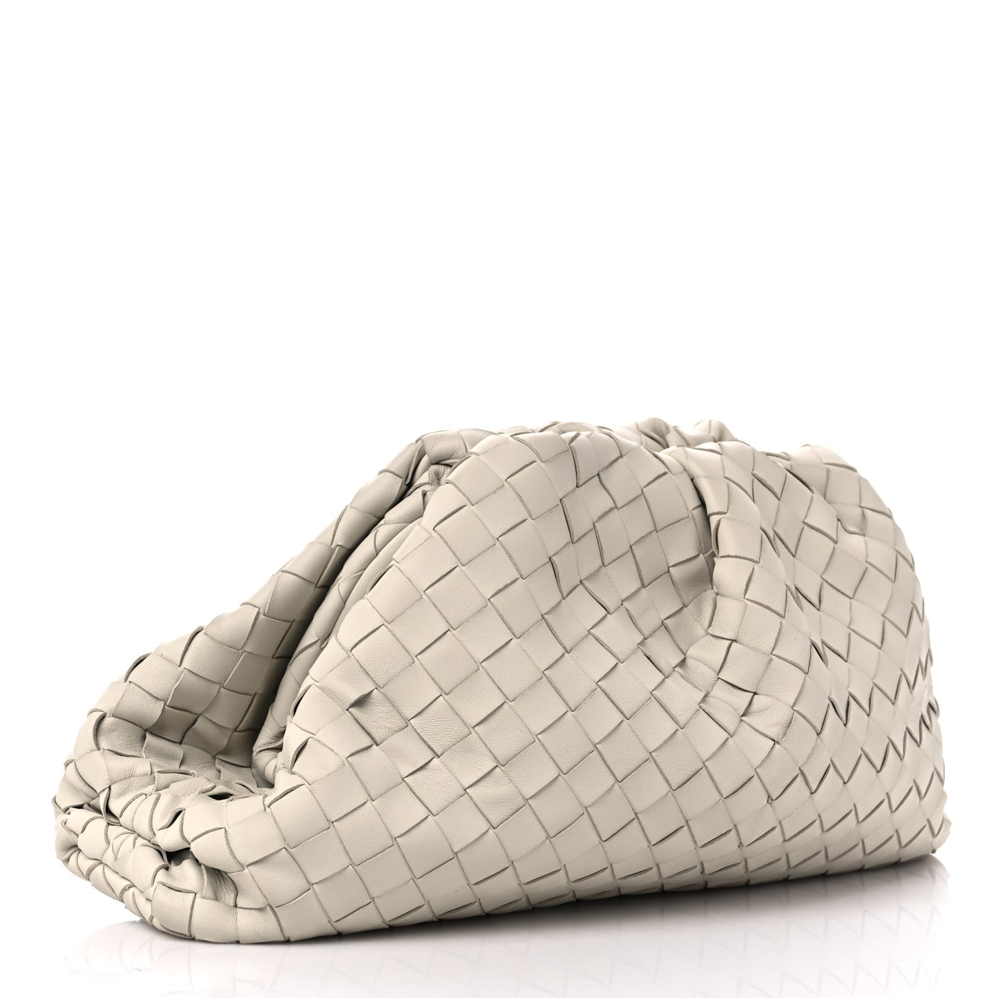 Nappa Maxi Intrecciato The Pouch Oversized Clutch Plaster