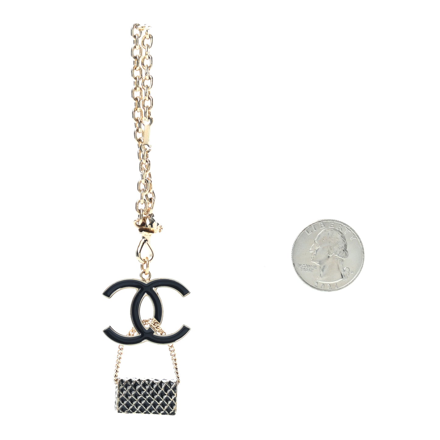 Quilted Flap CC Keychain