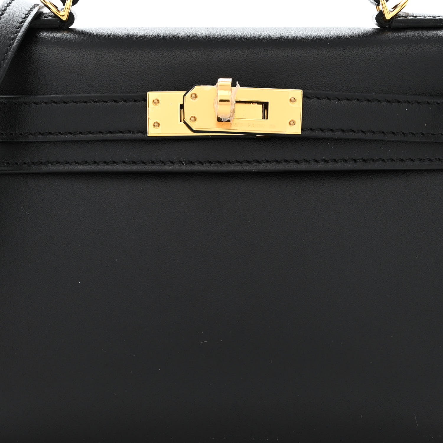 Hermes Tadelakt Mini Kelly Sellier 20 Black 8 of 11
