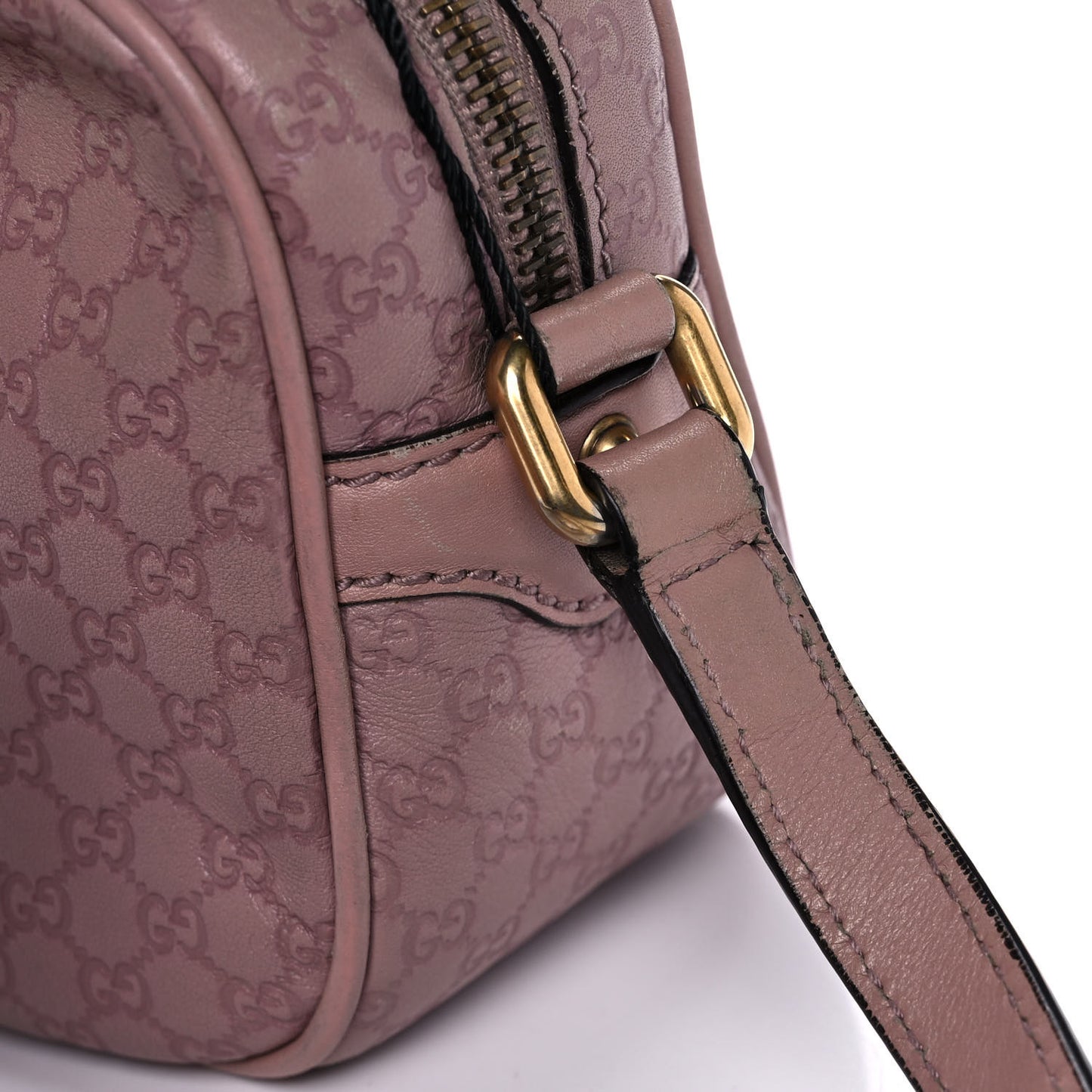 Microguccissima Sunshine Disco Crossbody Bag Light Pink