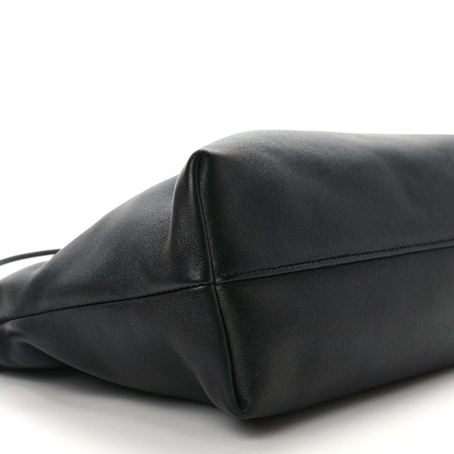 Loewe Mellow Nappa Donut Chain Flamenco Knot Clutch Black 7 of 8