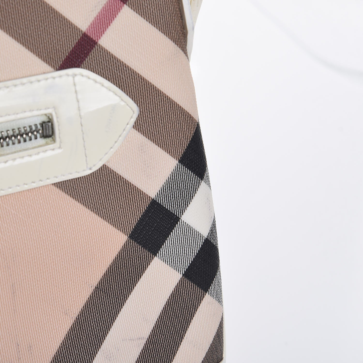 Burberry Nova Check Small Dryden Crossbody Bag White 9 of 14