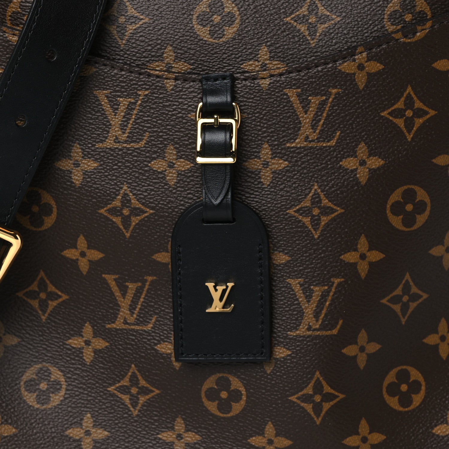 Louis Vuitton Monogram Odeon MM Black 7 of 9