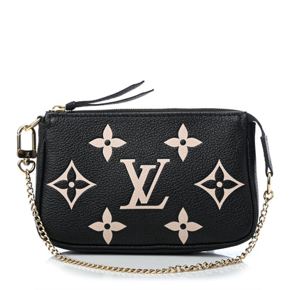 Louis Vuitton Empreinte Monogram Giant Mini Pochette Accessories Black 1 of 4