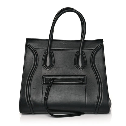 Celine Smooth Calfskin Medium Phantom Luggage Black 1 of 12