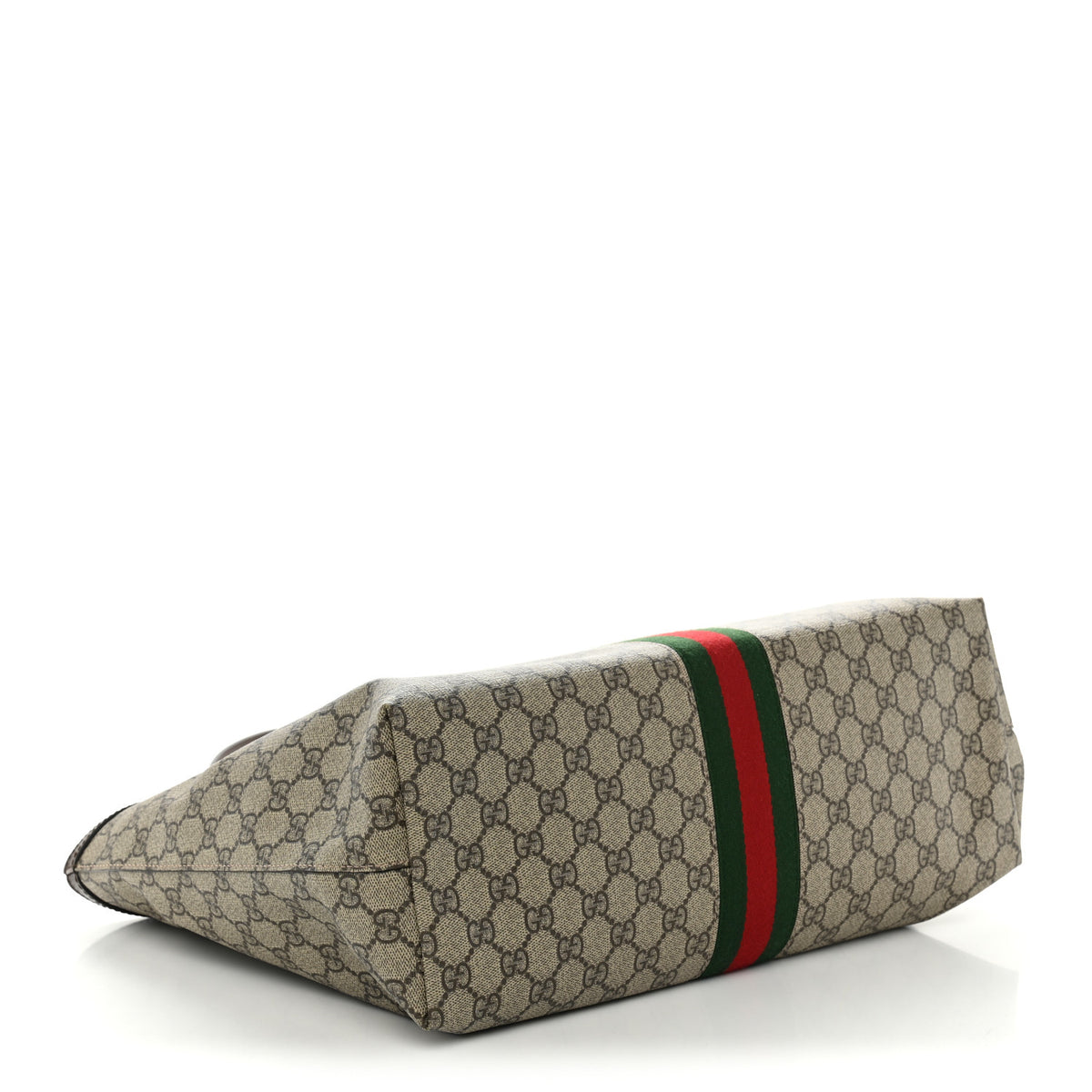 Gucci GG Supreme Monogram Medium Ophidia Shopping Tote Brown 4 of 11