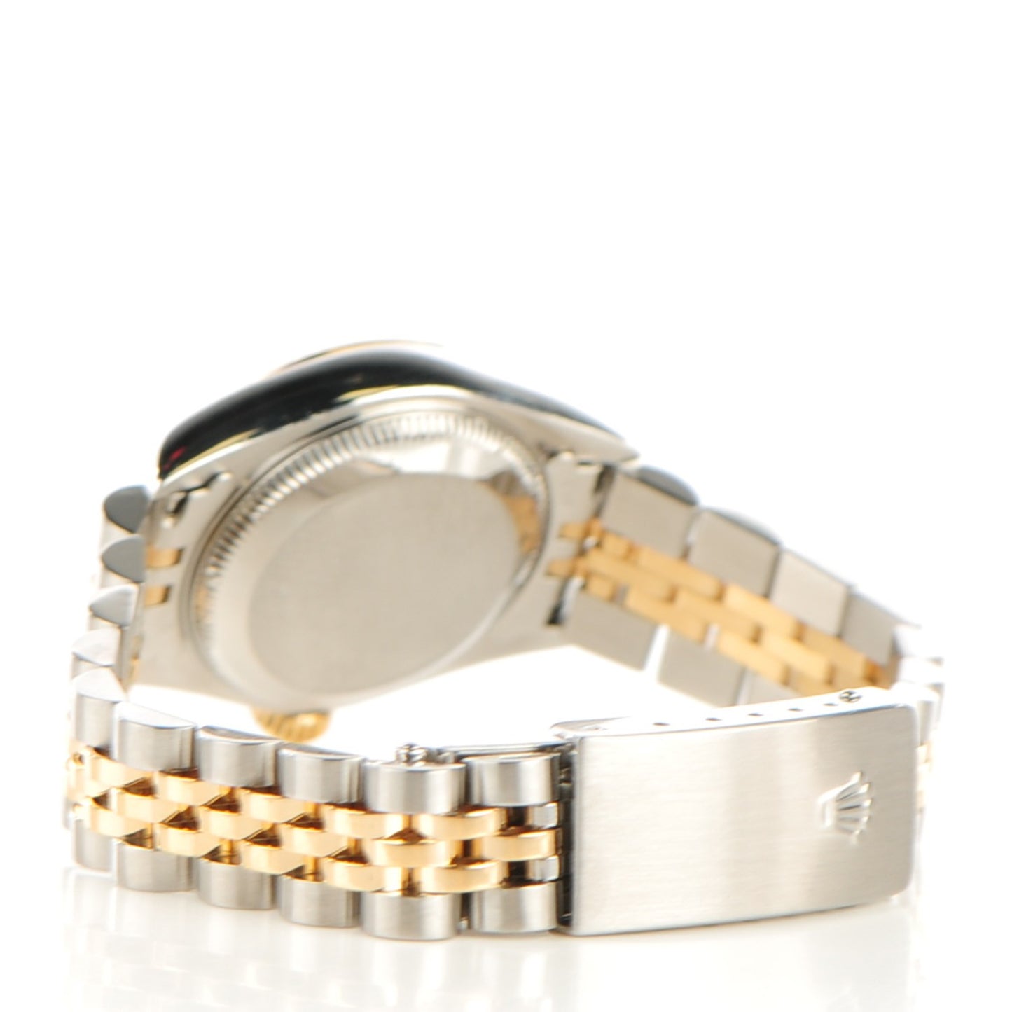 Stainless Steel 18K Yellow Gold 26mm Oyster Perpetual Datejust Watch Champagne Tapestry 79173