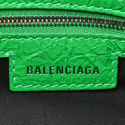 Balenciaga Agneau Arena Small Le Cagole Shoulder Bag Vivid Green 7 of 10