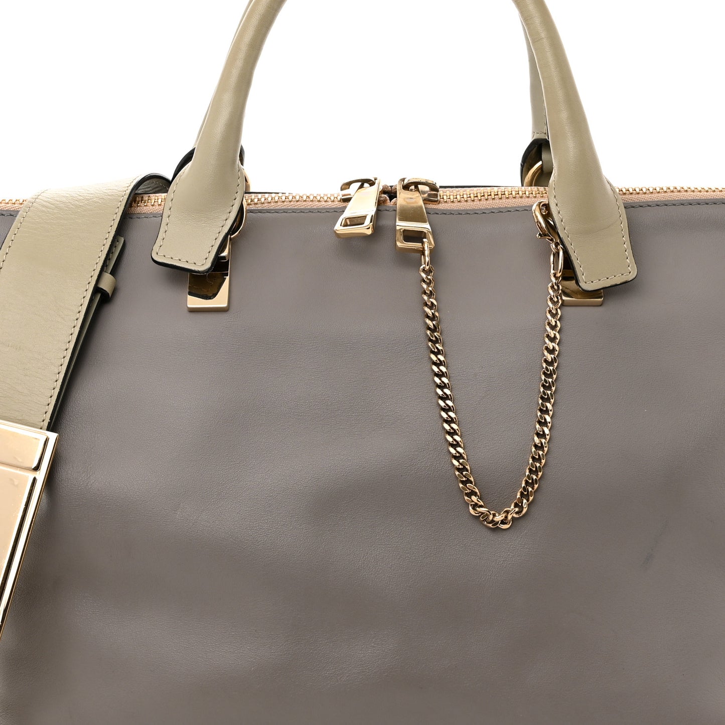 Smooth Calfskin Large Baylee Tote Cashmere Grey