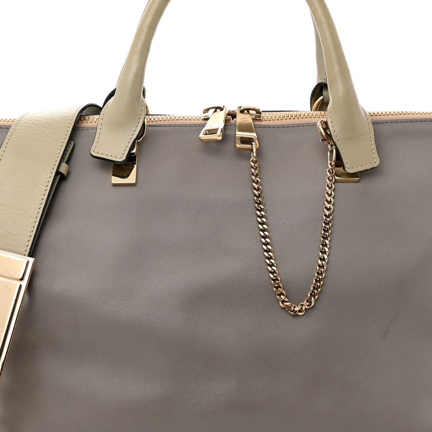 Chloe Smooth Calfskin Large Baylee Tote Cashmere Grey 7 of 19