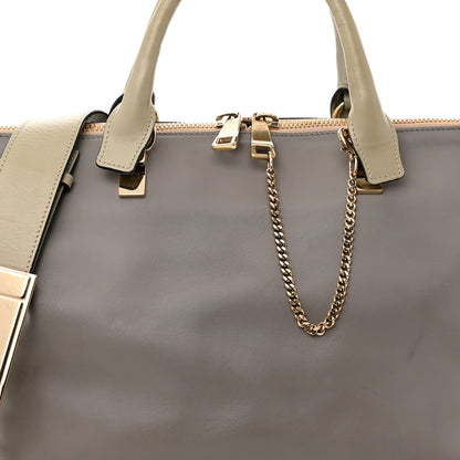 Chloe Smooth Calfskin Large Baylee Tote Cashmere Grey 7 of 19