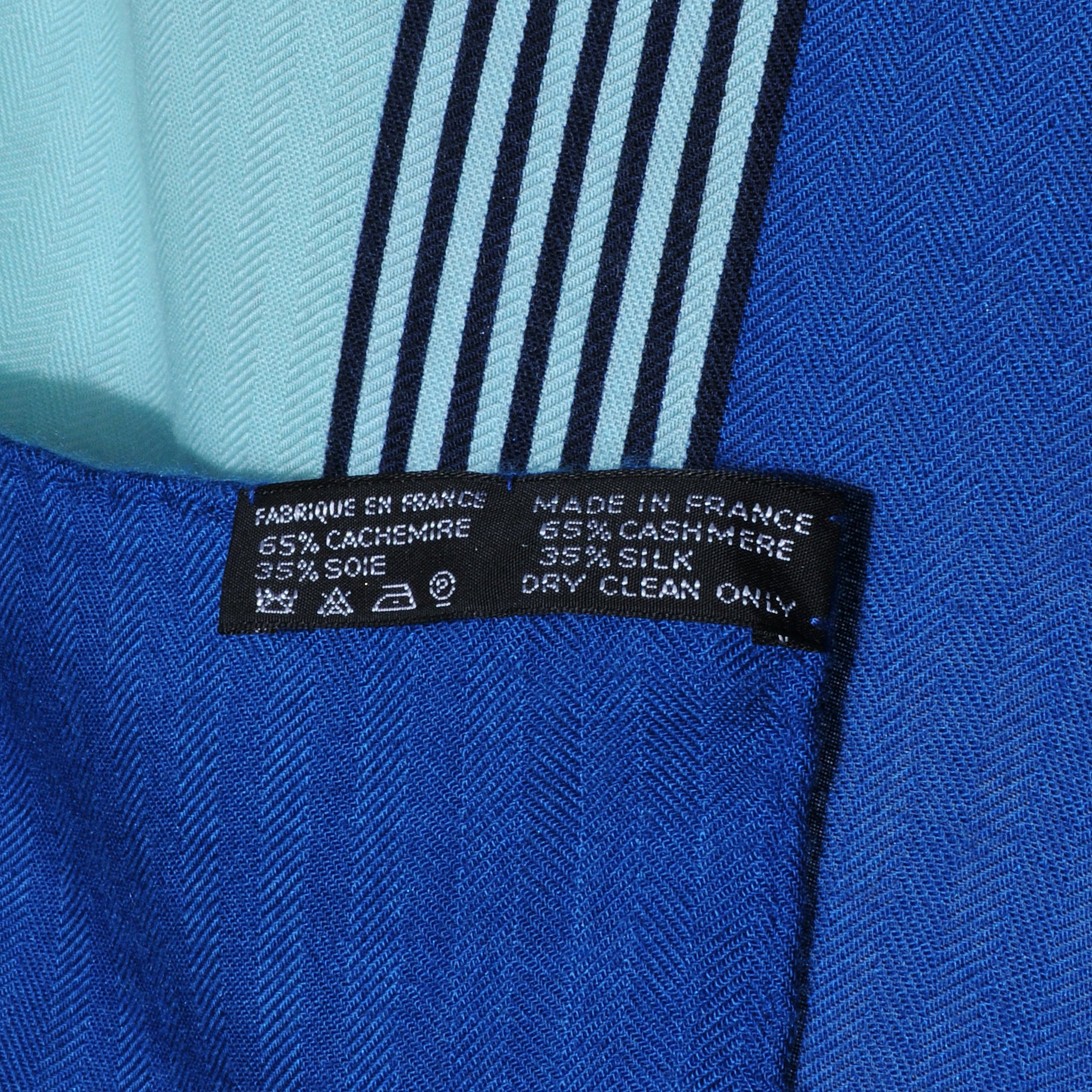 Hermes Cashmere Silk Circuit 24 Faubourg Shawl 140 7 of 7
