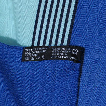 Hermes Cashmere Silk Circuit 24 Faubourg Shawl 140 7 of 7