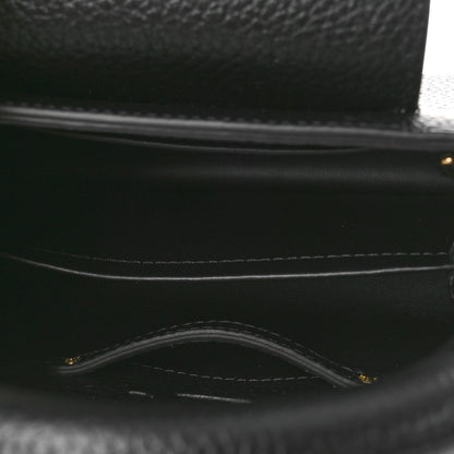 Louis Vuitton Taurillon Mini Capucines Black 5 of 9