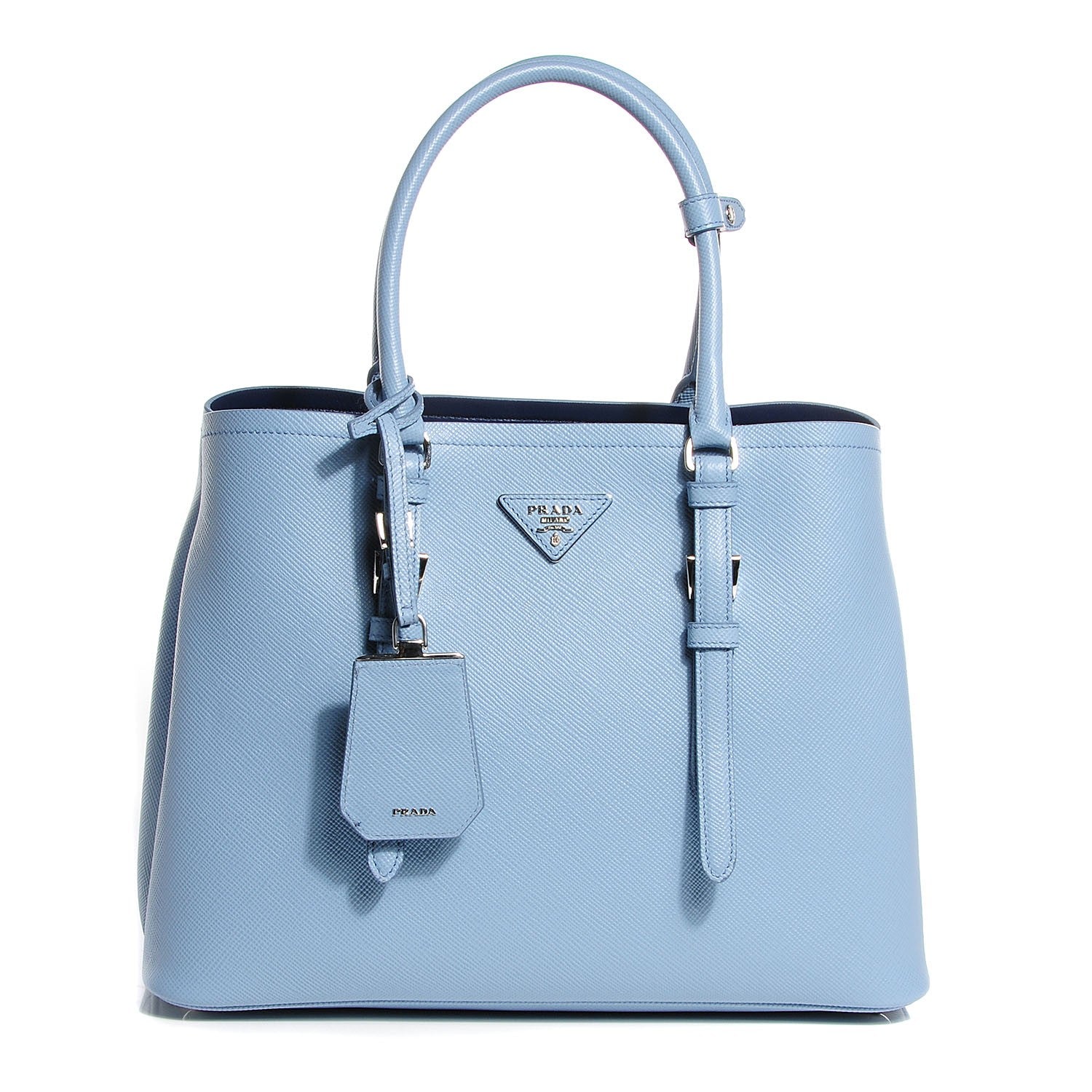 Prada Saffiano Cuir Double Handle Tote Astrale 1 of 10