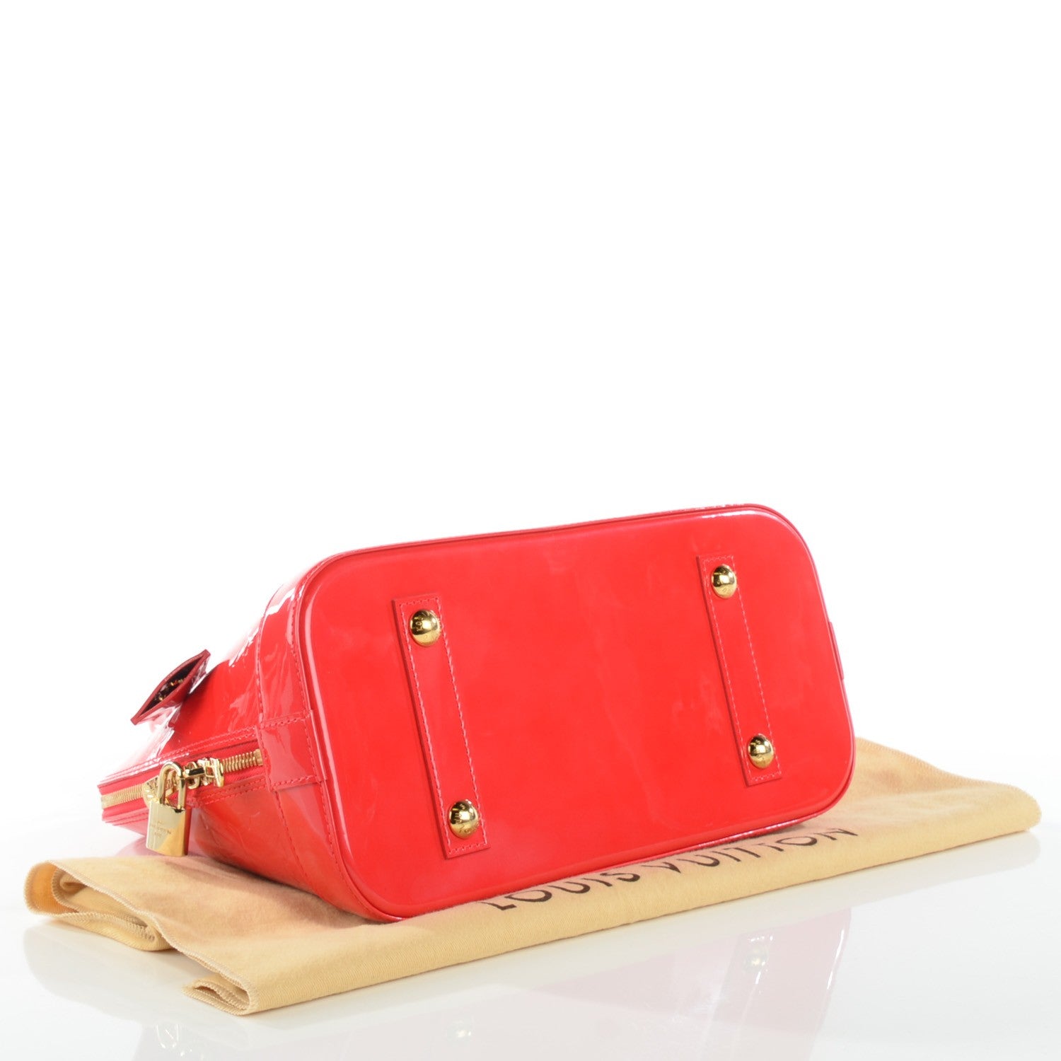 Louis Vuitton Vernis Alma PM Rouge Grenadine 4 of 7