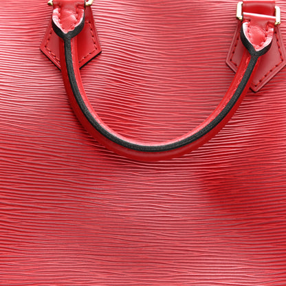 Louis Vuitton Epi Speedy 30 Castillan Red 16 of 18
