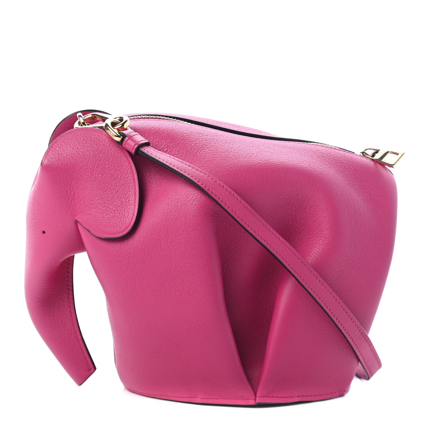 Loewe Calfskin Mini Elephant Crossbody Bag Fuchsia 1 of 4