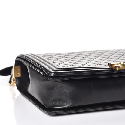 Chanel Lambskin Quilted Large Boy Flap Black 7 of 13