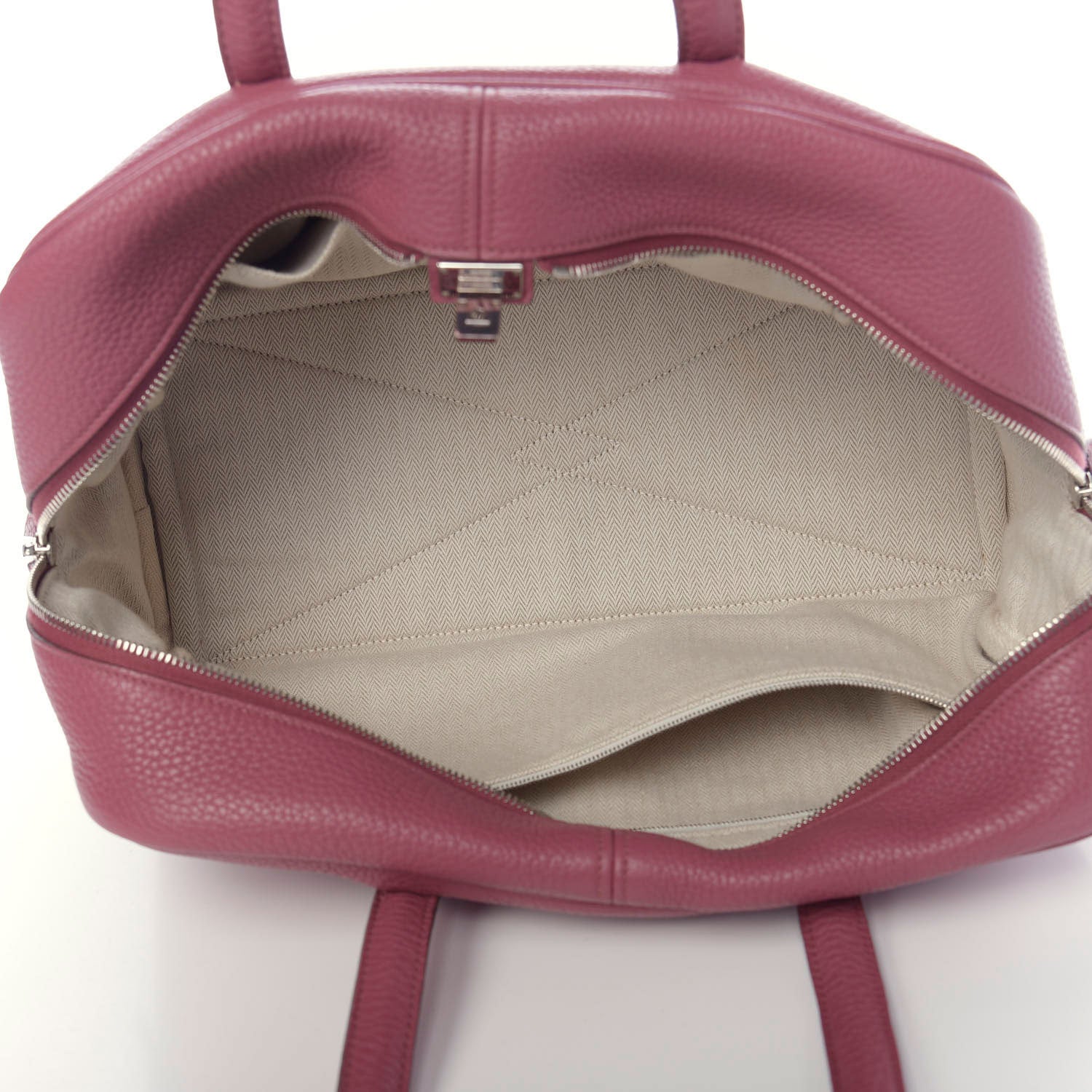 Hermes Taurillon Clemence Victoria II 35 Bois de Rose 5 of 14