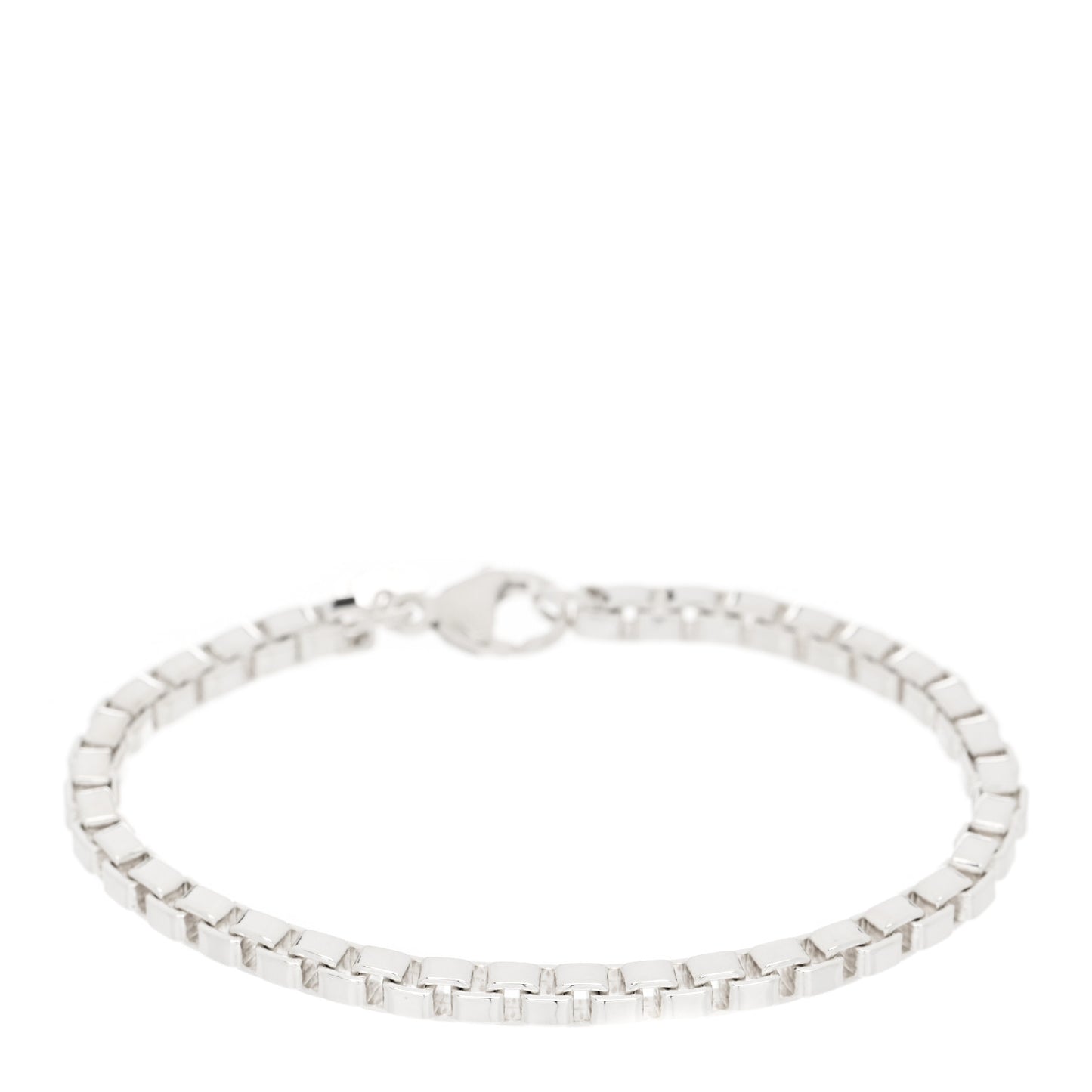 Sterling Silver 4mm Venetian Link Bracelet