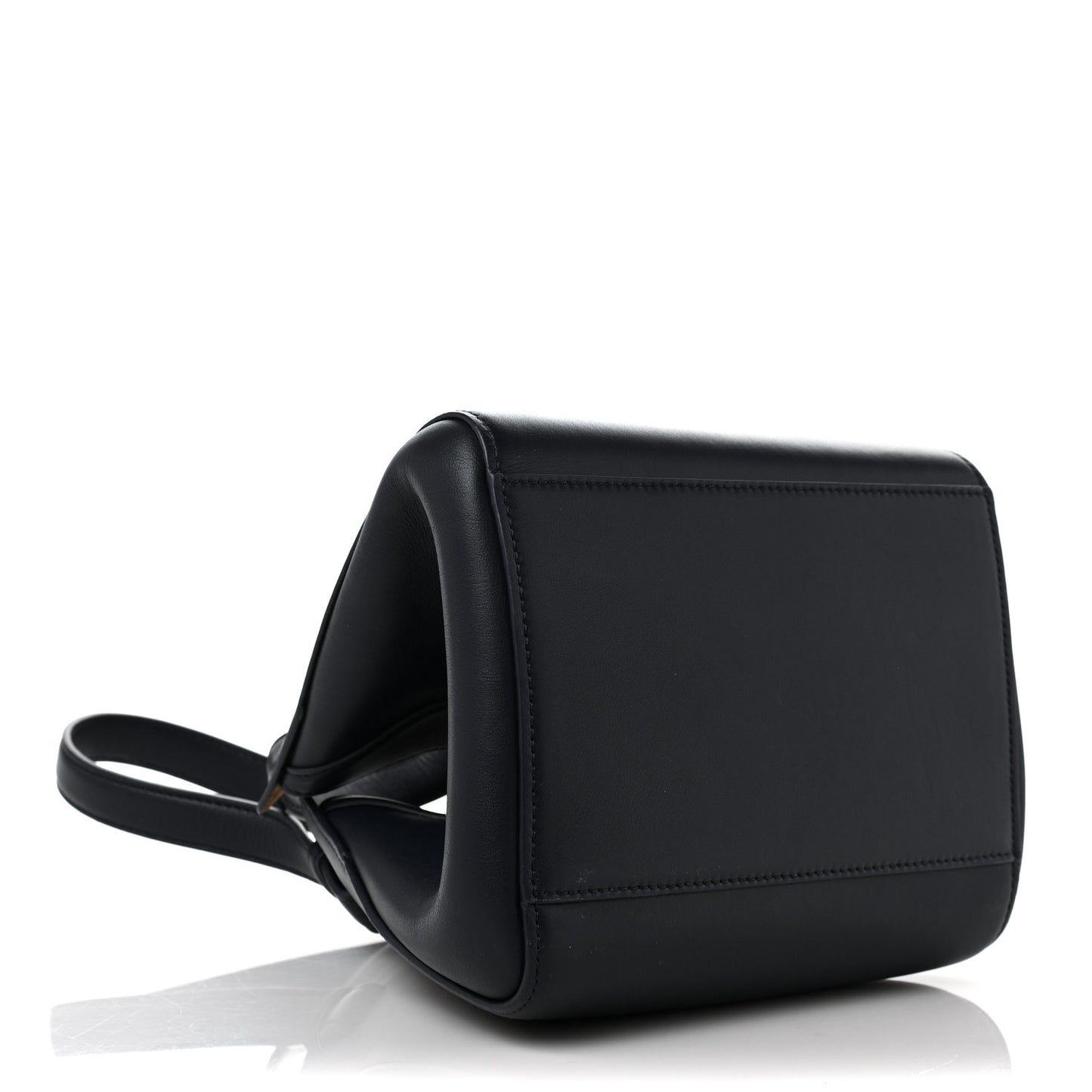 Calfskin Small Hammock Nugget Shoulder Bag Navy