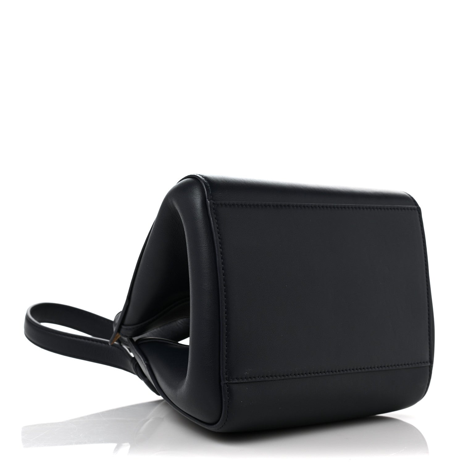 Loewe Calfskin Small Hammock Nugget Shoulder Bag Navy 3 of 7