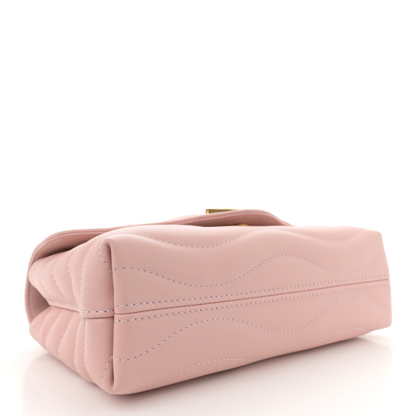 Calfskin New Wave Chain MM NM  Rose Ballerine
