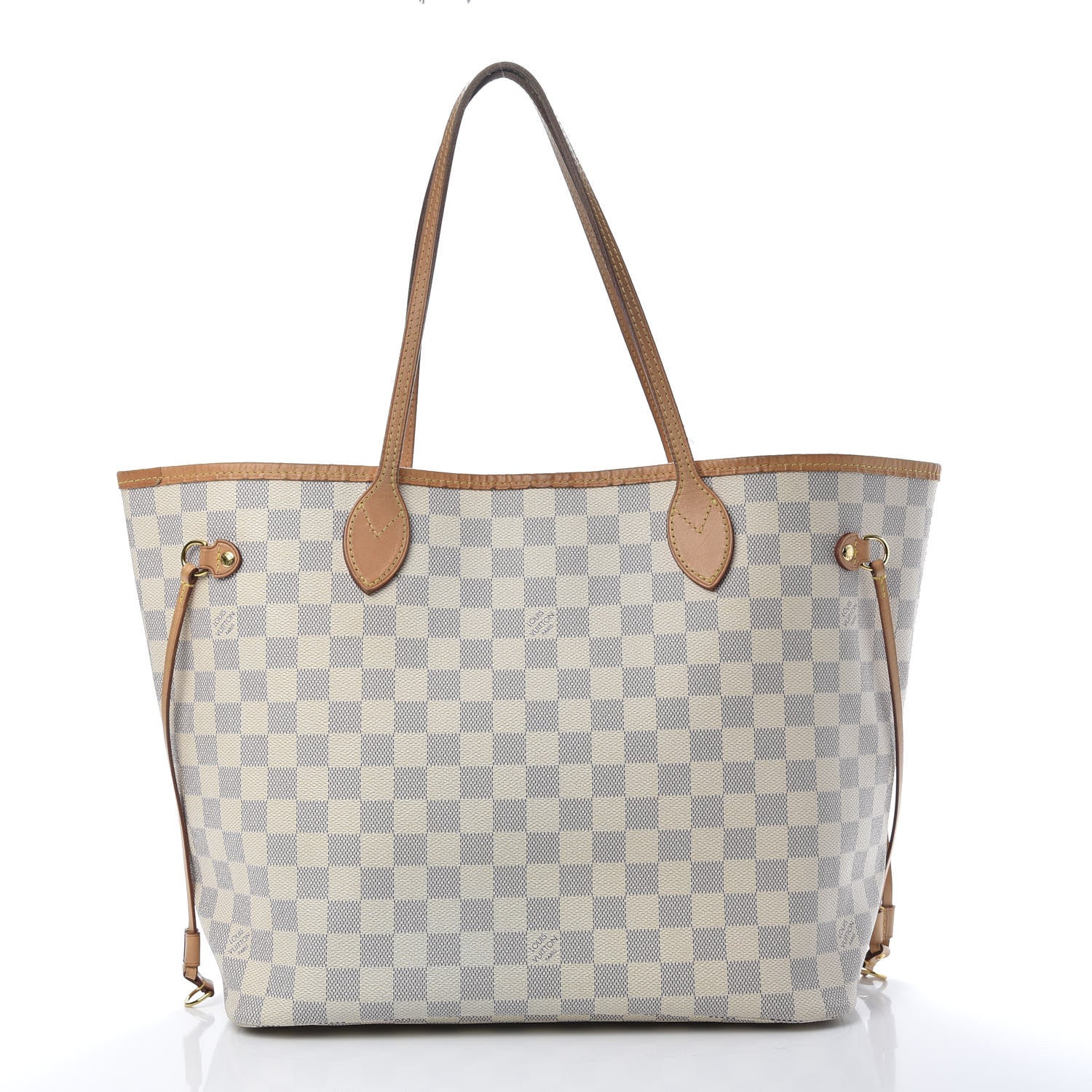 Louis Vuitton Damier Azur Neo Neverfull MM Rose Ballerine 3 of 15