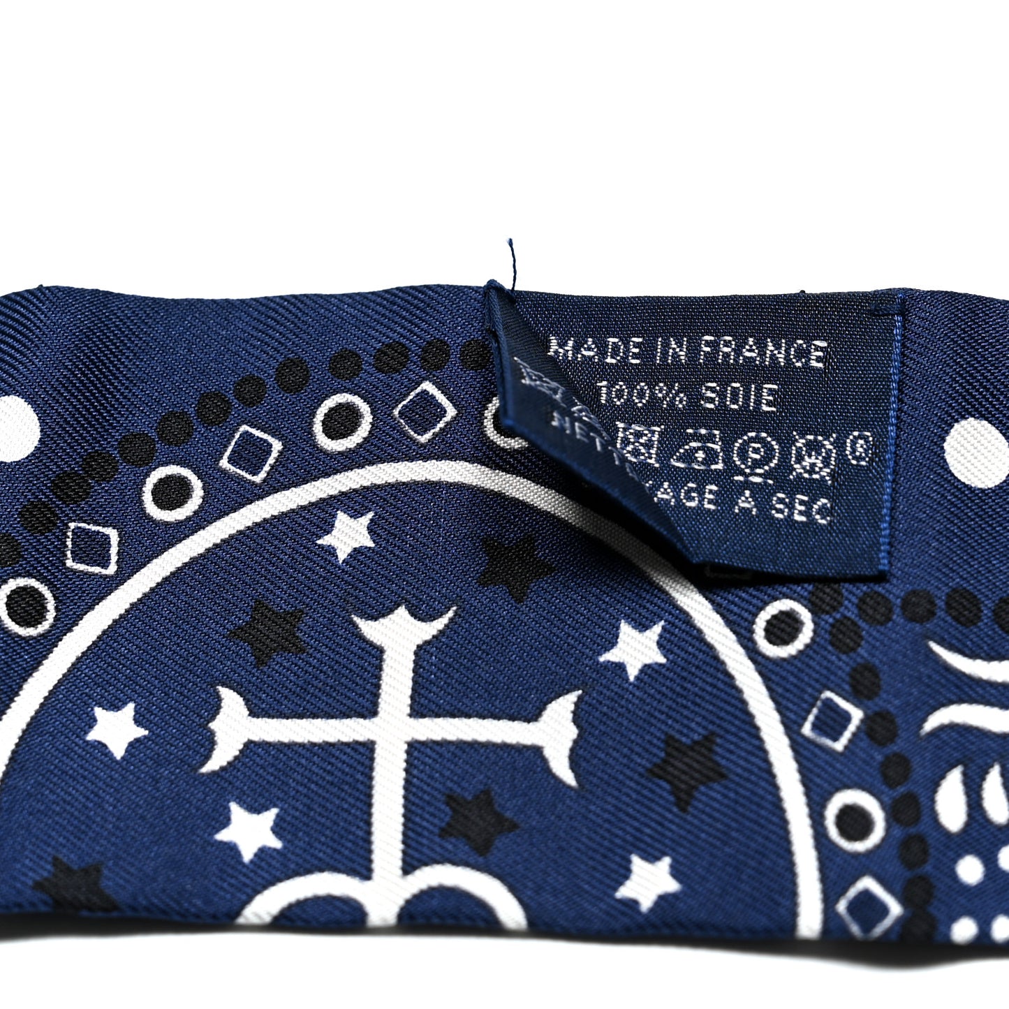 Silk Entre Ciel Et Mer Twilly Marine White Black
