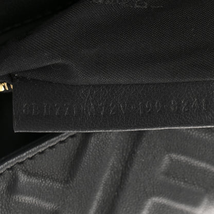 Fendi Nappa FF 1974 Embossed Large Baguette Black 7 of 10