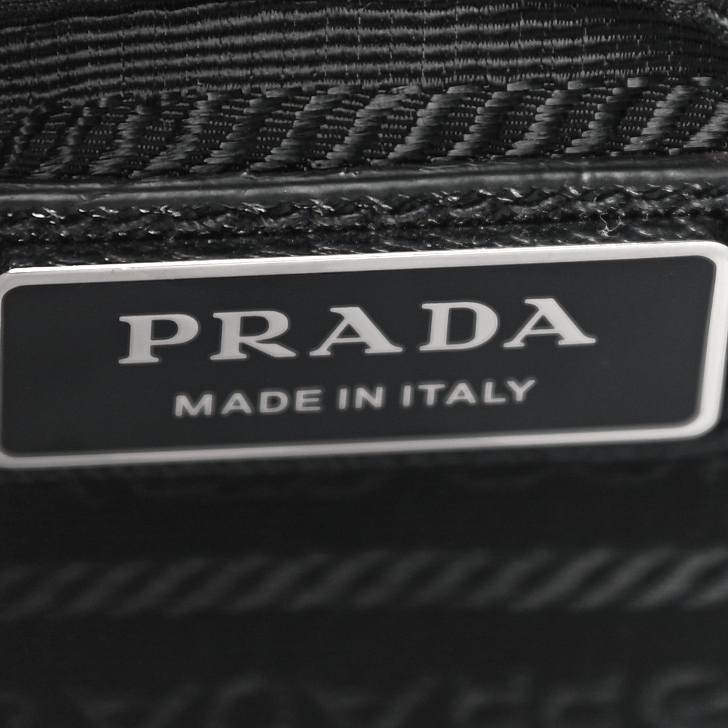 Prada Re-Nylon Saffiano Mini Pocket Single Snap Buckle Messenger Bag Black 6 of 11