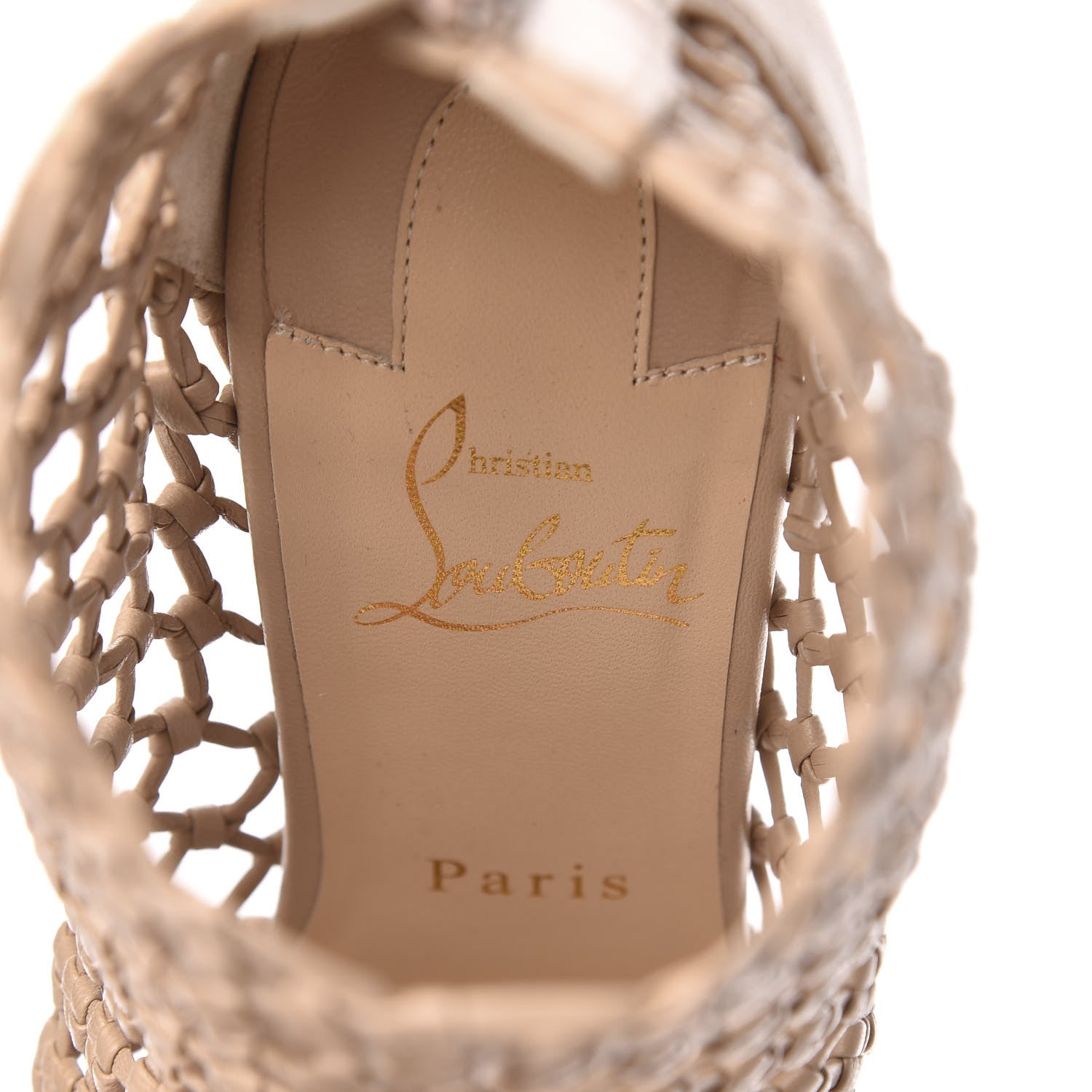 Christian Louboutin Nappa Porligot 120 Pumps 37.5 Nude 7 of 8