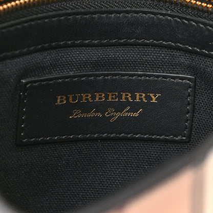 Burberry Derby Calfskin Haymarket Check Small Loxley Crossbody Bright Toffee Multicolor 5 of 12