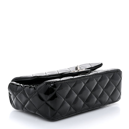 Chanel Patent Calfskin Quilted Mini Rectangular Flap Black 4 of 11