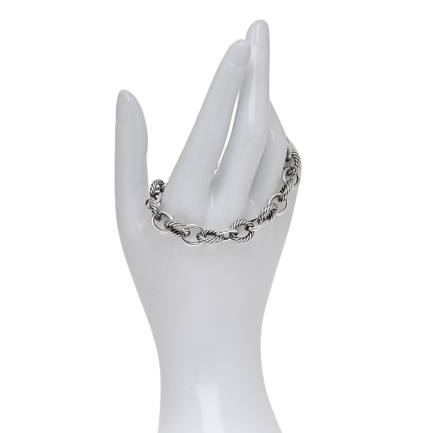Sterling Silver 10mm Medium Oval Link Bracelet