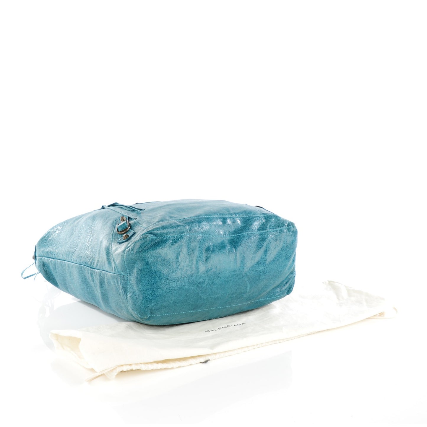 Chevre Classic Hardware Day Hobo Aquamarine