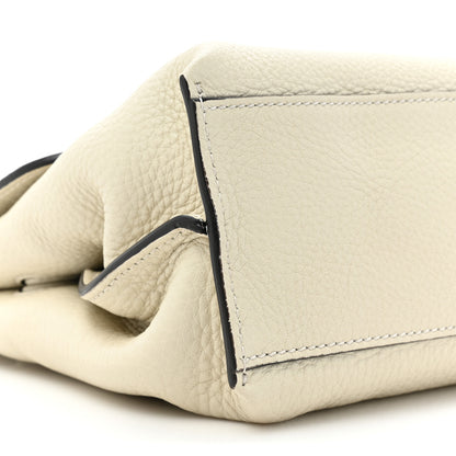 Gucci Cellarius Calfskin Small Bamboo Daily Top Handle Bag Mystic White 8 of 8