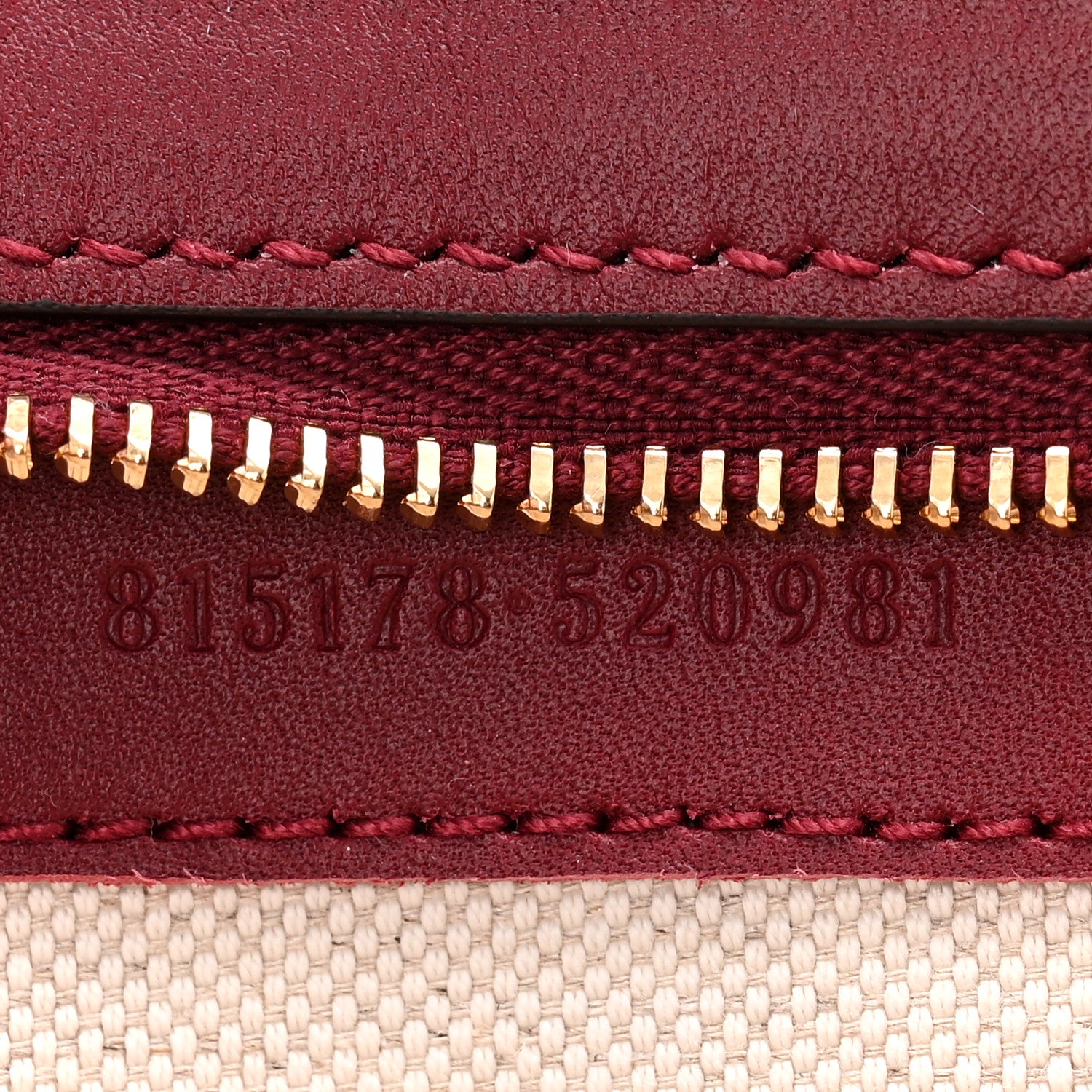 Gucci GG Supreme Monogram Horsebit 1955 Soft Small Shoulder Bag Beige Ebony Rosso Ancora 7 of 12