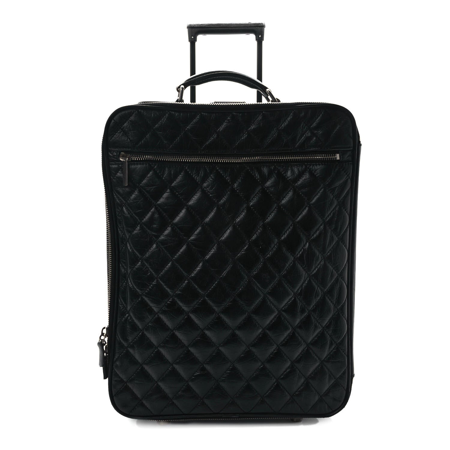 Chanel Aged Calfskin Quilted Case Trolley Black 1 of 16